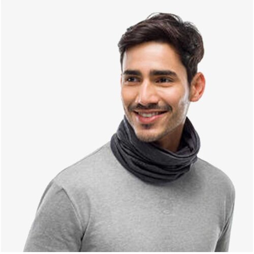 Buff lightweight merino wool solid grey Slike
