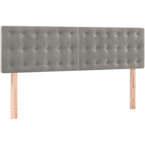 vidaXL Krevet s oprugama i madracem svjetlosivi 140x190 cm bar&scaron;unasti Cijene