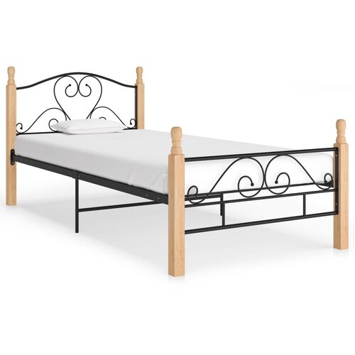  Okvir kreveta crni metalni 90 x 200 cm Cijene