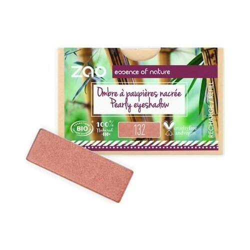 Zao refill rectangle eye shadow - 132 peach pink Cijene