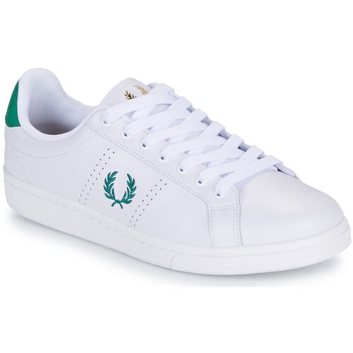 Fred Perry B4 LEATHER / SUEDE Bijela Slike