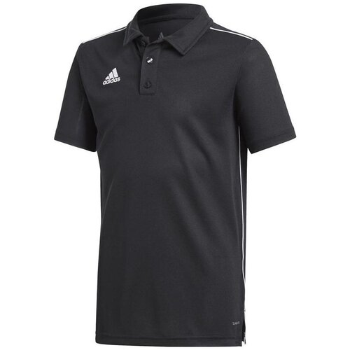Adidas majice s kratkimi rokavi Core 18 Polo JR Črna Slike
