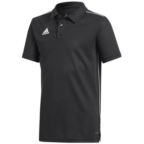 Adidas majice s kratkimi rokavi Core 18 Polo JR Črna