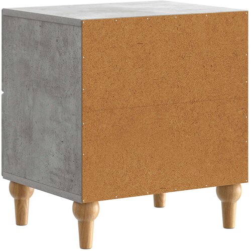  Noćni ormar s ladicama 2 pcs Betonska siva 43 x 34,5 x 48 cm Slike