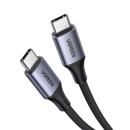 Ugreen Pleteni kabel USB-C PD 240W 5A 480Mb/s 1m črno-siv, (21090952) Cene