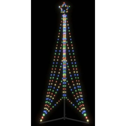 vidaXL Lučke za novoletno jelko 525 LED diod barvita 302 cm Cene