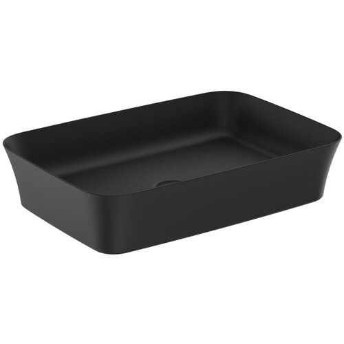 Ideal Standard Mat crni keramički umivaonik 55x38 cm Ipalyss – Cijene