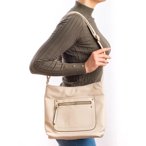 SHELOVET Beige handbag women's messenger bag