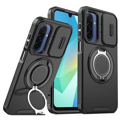  Maska za Samsung Galaxy A17 CamShield Ring stand crna Cene