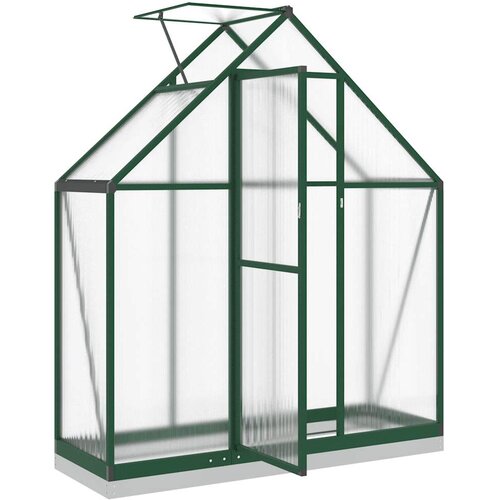 Staklenik s okvirom zeleni 169 x 58 x 202 cm aluminijski Slike