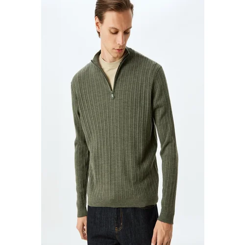 Koton Khaki Men's Sweater