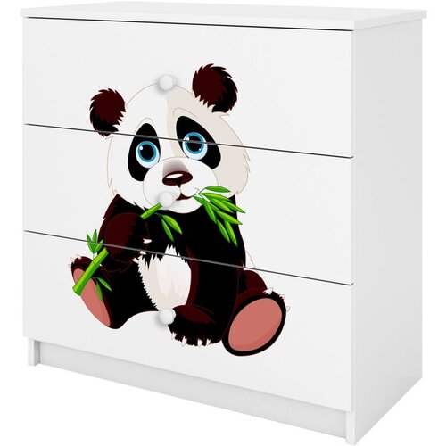  Dječja komoda - PANDA 2 - bijela Slike