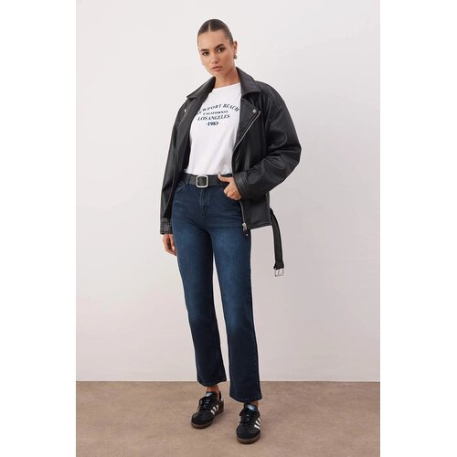 TRENDYOLMILLA ženski pantalone model Twoaw26Je00256, tamnoplava-tamnoplava Cene