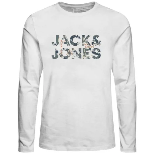 Jack & Jones Majice s kratkimi rokavi - Bela