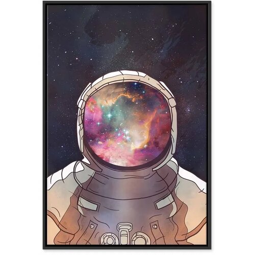  Slika - Star Explorer (1 Part) Vertical 40x60 U crnom drvenom okviru Slike