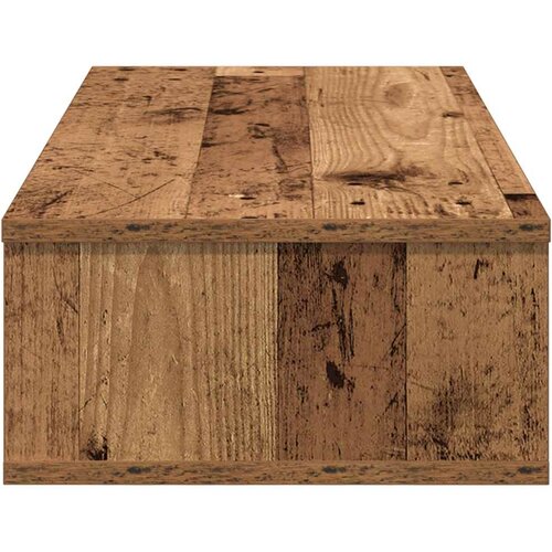  Zidna polica s ladicama staro drvo 80x34x17cm konstruirano drvo Slike