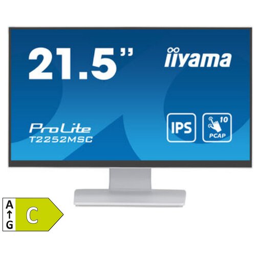 Iiyama 21,5'' WHITE Bonded PCAP zaslon na dodir Energetska učinkovitost 2021: C (A - G) 54.6 cm (21.5 palac) 1920 x 1080 piksel 16:9 5 ms HDMI™, DisplayPort, USB 3.2 (gen. 1) IPS LED Cijene