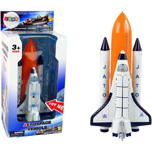  Kovinska raketa za igro Aerospace z zvočnimi in svetlobnimi učinki PULL-BACK Cene