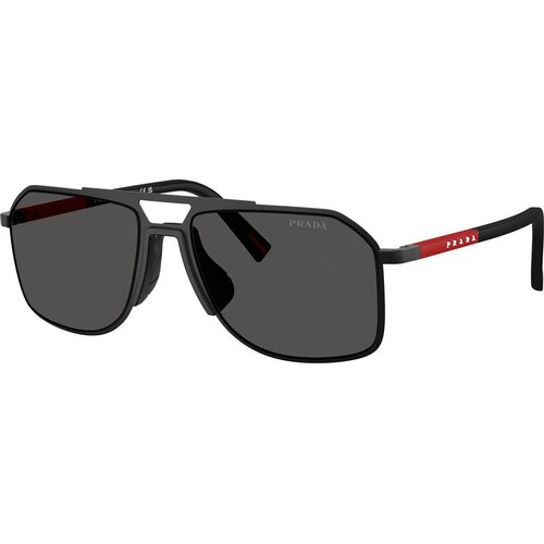 Prada Linea Rossa PSB51S 1BO06F ONE SIZE (56) Črna/Siva Slike
