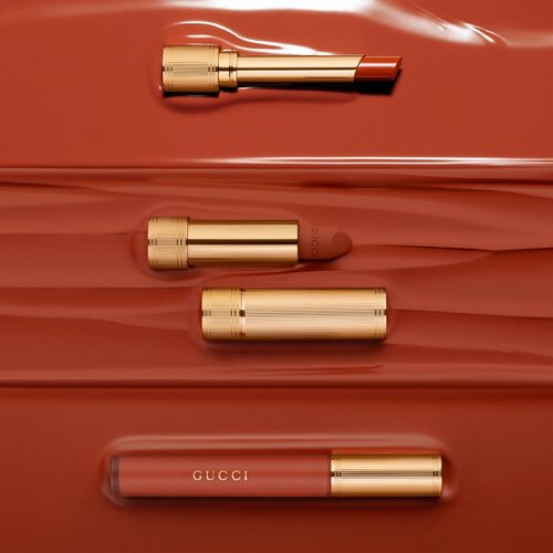 Gucci Beauty Rouge &amp;agrave; L&amp;egrave;vres Matte Lipstick mat tekući ruž za usne nijansa 315 May Peach 6.5 ml Slike