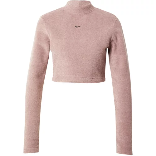 Nike Sportswear Sweater majica 'PHNX' sivkasto ljubičasta (mauve) / crna