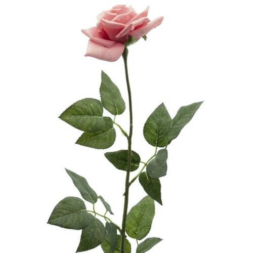 Di.Mo veštački cvet ruža sa rosom 75cm, roze Slike