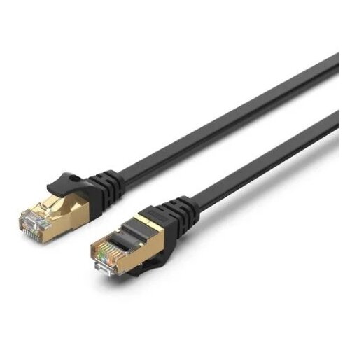 Innoptical Flat Network Cat 7 32 AWG SSTP Black 0.5m Cene