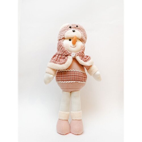 MAISON ADORABLE Novogodi&scaron;nji pli&scaron;ani Sne&scaron;ko Belić 53 cm, Belo- roze Cene