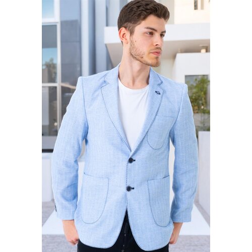 Dewberry C9059 MEN'S JACKET-LIGHT BLUE Cijene