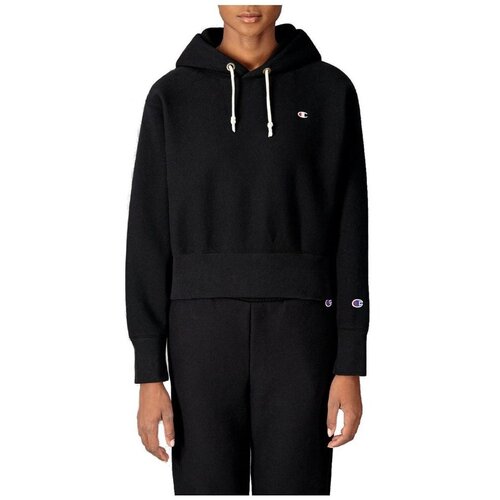 Champion Wmns Reverse Weave Cropped Hoodie Crna Slike