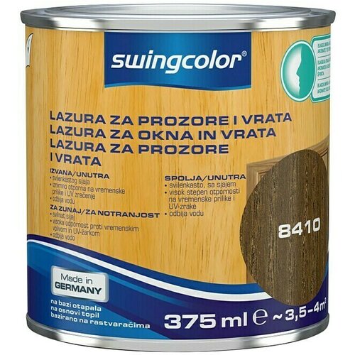 SWINGCOLOR Lazura za prozore i vrata (Orah, 375 ml) Slike