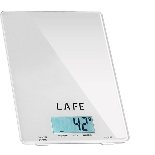 Lafe Digitalna kuhinjska vaga staklena do 5kg preciznost 1g bela Precision White Cene