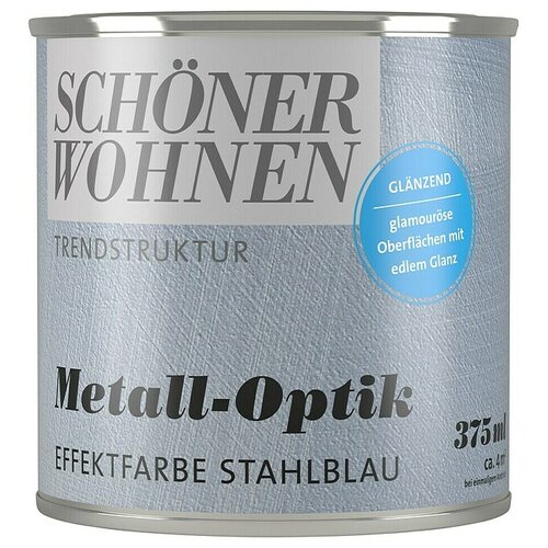SCHÖNER WOHNEN-Farbe Trendstruktur Barvni dekorativni omet (Modra, Sijaj, 375 ml) Cene