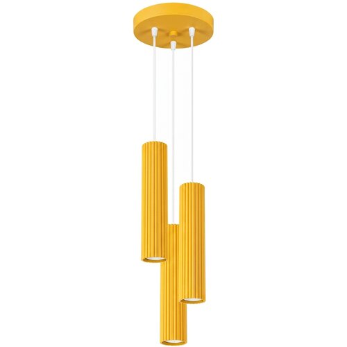 Sollux Lighting Viseča svetilka KARBON 3P rumena, (5000352128) Cene