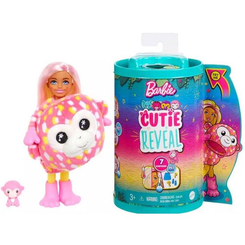 Barbie Mattel Chelsea Cutie Reveal: Serija Jungle - Opica (HKR14), (21381997) Cene