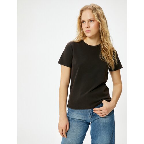 Koton Basic T-Shirt Short Sleeve Crew Neck Standard Cut Cotton Cene