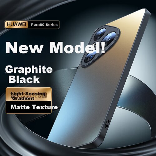  Mofei Maska za mobilni telefon Huawei Pura 80 Pro / Huawei P80 Pro+, Crna Cene