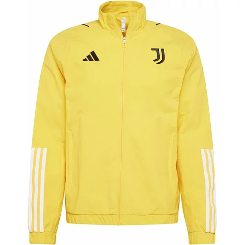 Adidas Športna jakna 'JUVE' rumena / črna / bela