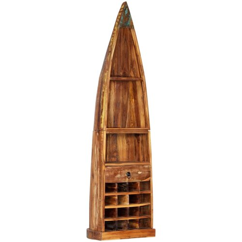  Stalak za vino od masivnog obnovljenog drva 50 x 40 x 180 cm Cijene