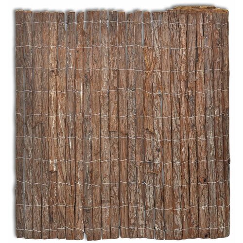 vidaXL Vrtna ograda od kore drveta 400 x 100 cm Cijene