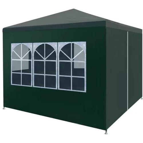  šotor za zabave 3x3 m zelene barve