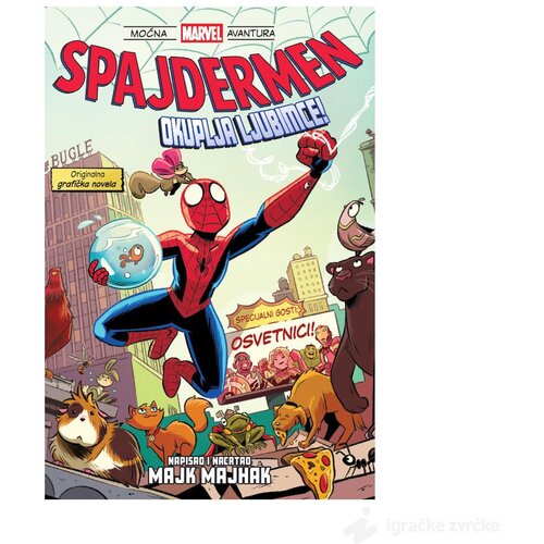 Igračke Zvrčke Spajdermen okuplja ljubimce - MARVEL Strip roman Cene