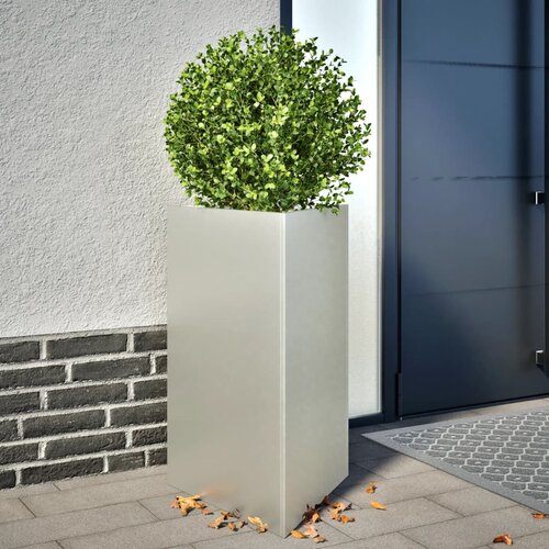 vidaXL Vrtne sadilice 2kom trokutasta 50x43x75cm od nehrđajućeg čelika Cijene