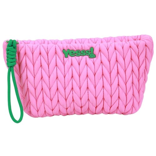 YESSS! roze-zeleni pleteni neseser Cene