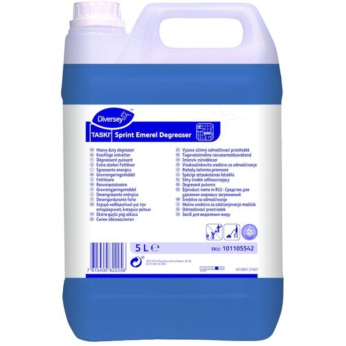 Diversey Taski Sprint Emerel Degreaser Sredstvo za podove, 5l Slike