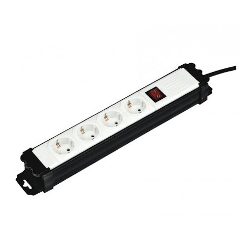 Home Produžni kabl, 4 utičnica, prekidač, 1, 0mm², 2 met - PNV 04K/WH, Bijeli Cijene