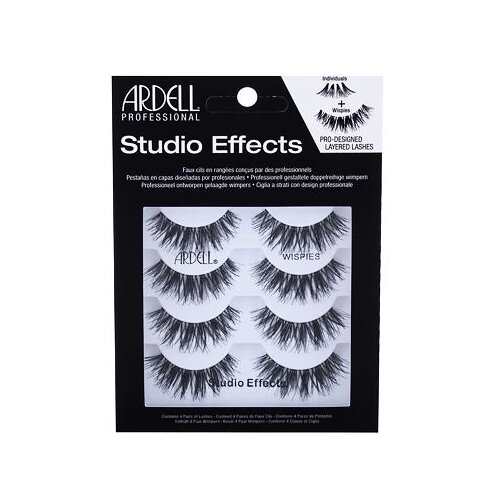 Ardell Studio Effects Wispies trepalnice za lepljenje 4 ks odtenek Black Cene