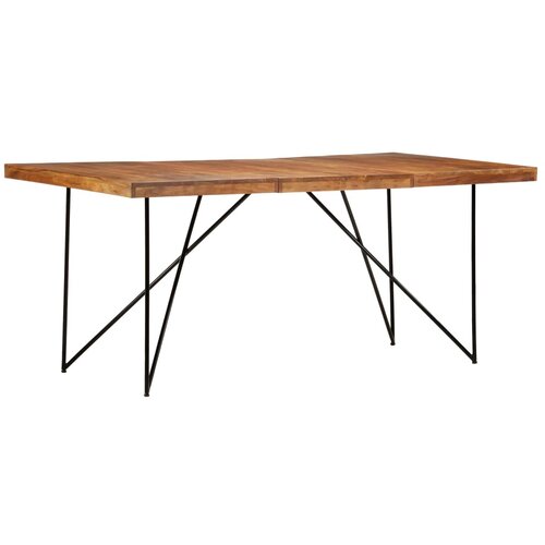  Blagovaonski stol od masivnog drva bagrema 180 x 90 x 76 cm Slike