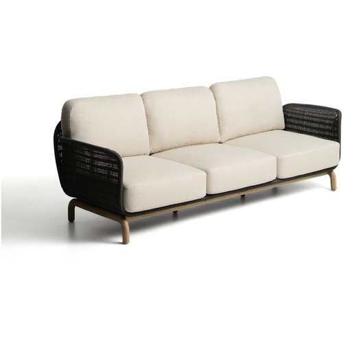 Kave Home Siva/bež podstavljena vrtna sofa Alipa &amp;ndash; Slike