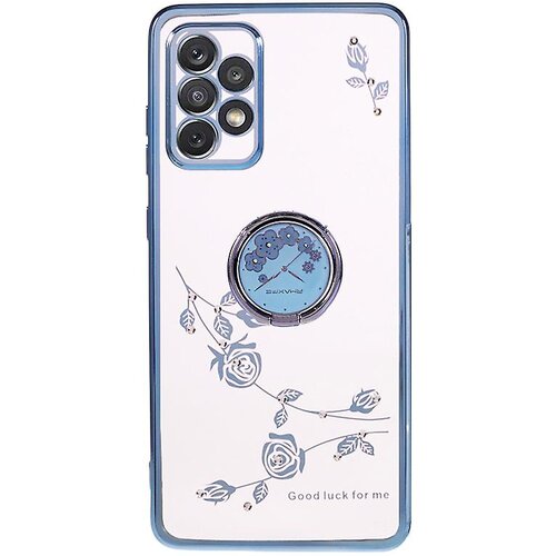 INORCO Za Samsung Galaxy A32 5G/M32 5G TPU ovitek s cvetličnim vzorcem Rhinestone Kickstand Galvanski ovitek za telefon, (22036636) Slike